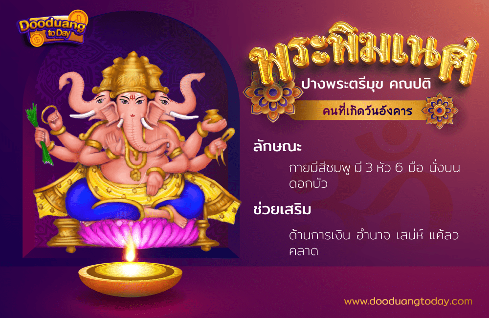 บูชาพระพิฆเนศ คนเกิดวันอังคาร 2566