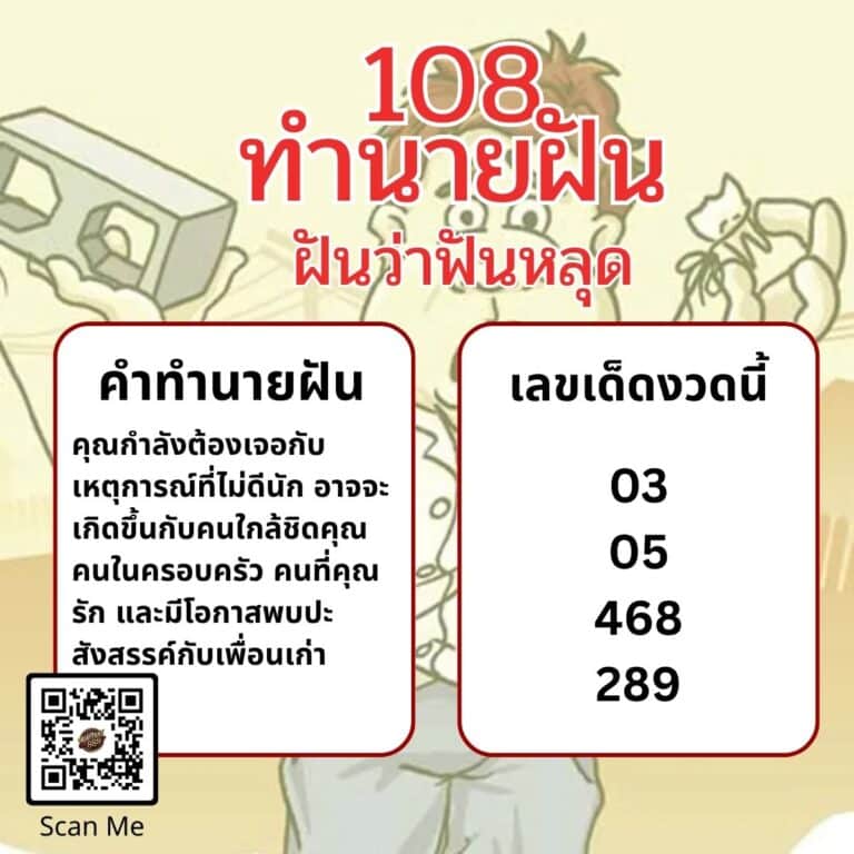 ฝันว่าฟันหลุด