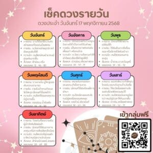 ดูดวงวันนี้ 17-11-68 
