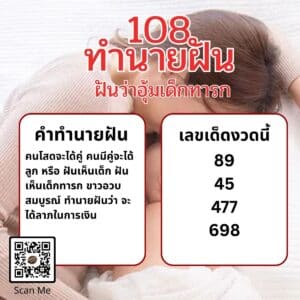 ฝันว่าอุ้มเด็กทารก