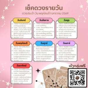 ดูดวงวันนี้ 01-01-69