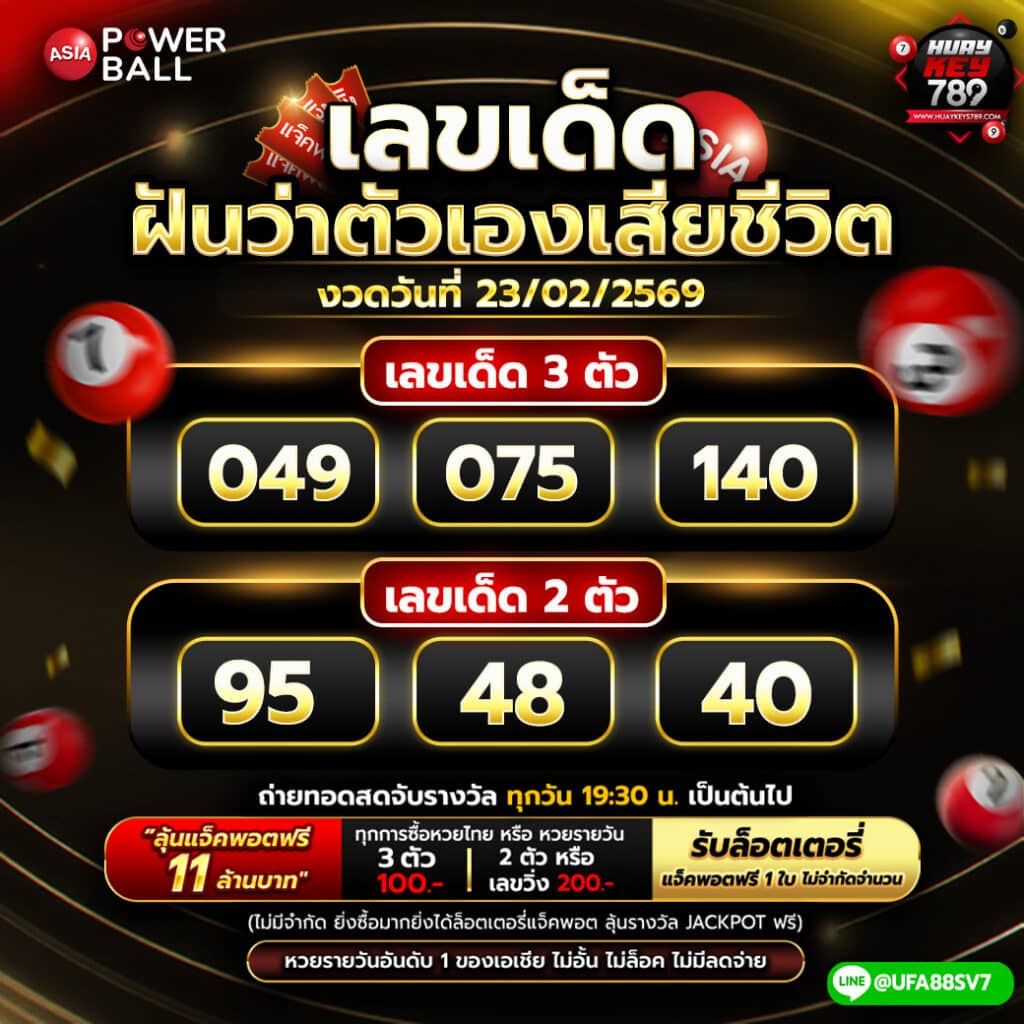 ฝันว่าตัวเองเสียชีวิต