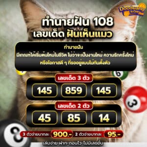ฝันเห็นแมว