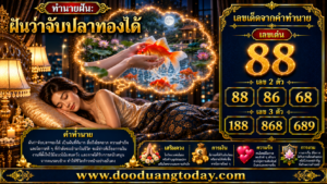 ฝันว่าจับปลาทองได้